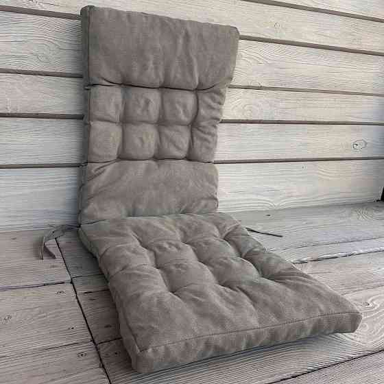 Подушка для стільців (40x120х7 см) подвійна Decorator Соро колір тауп 84-098 Київ