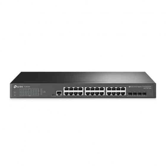 Комутатор TP-Link TL-SG3428 24xGE 4xGE SFP L2 JetStream 19" 1U (TL-SG3428) Київ