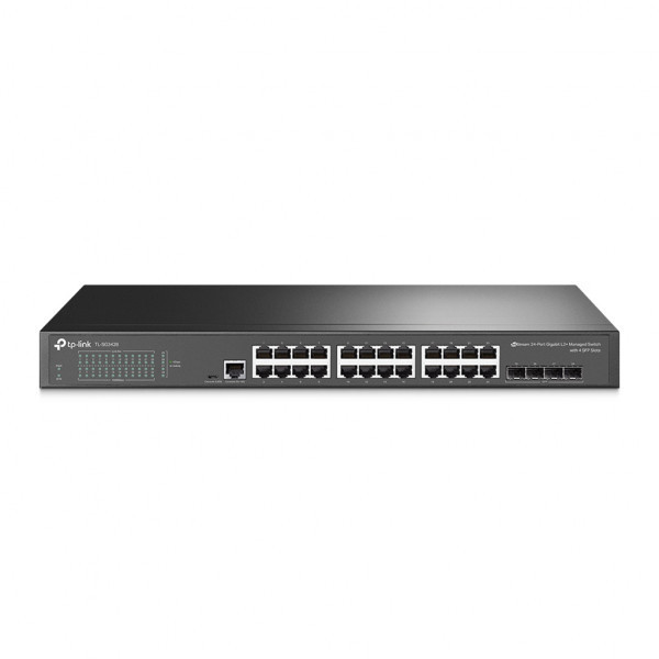 Комутатор TP-Link TL-SG3428 24xGE 4xGE SFP L2 JetStream 19" 1U (TL-SG3428) Київ - фото 1