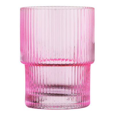 Набор стаканов Ardesto 200мл, 2шт, скло, рожевий (AR2620SPN) Винница - изображение 2