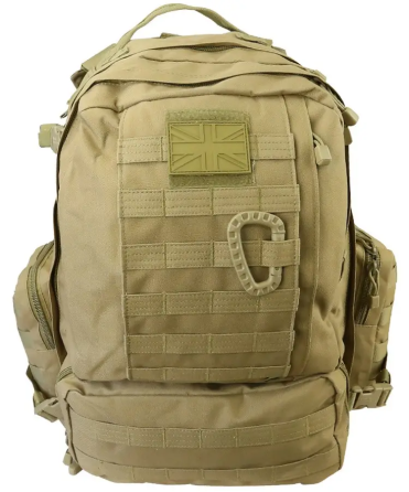 Тактический походный рюкзак Viking Patrol Kombat Tactical 60л Койот Винница