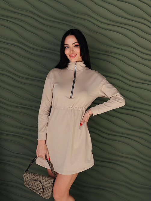 Трикотажна сукня оверсайз на кулісці "Answer" | Батал Київ - фото 5