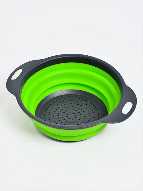 Складной силиконовый дуршлаг COLLAPSIBLE FILTER BASKETS 23см Большой Днепр - изображение 1