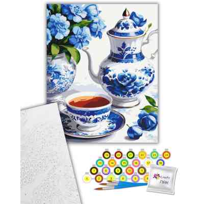 Картина по номерам ArtCraft Натюрморт у блакитних тонах 40х50 см (12040-AC) Вінниця