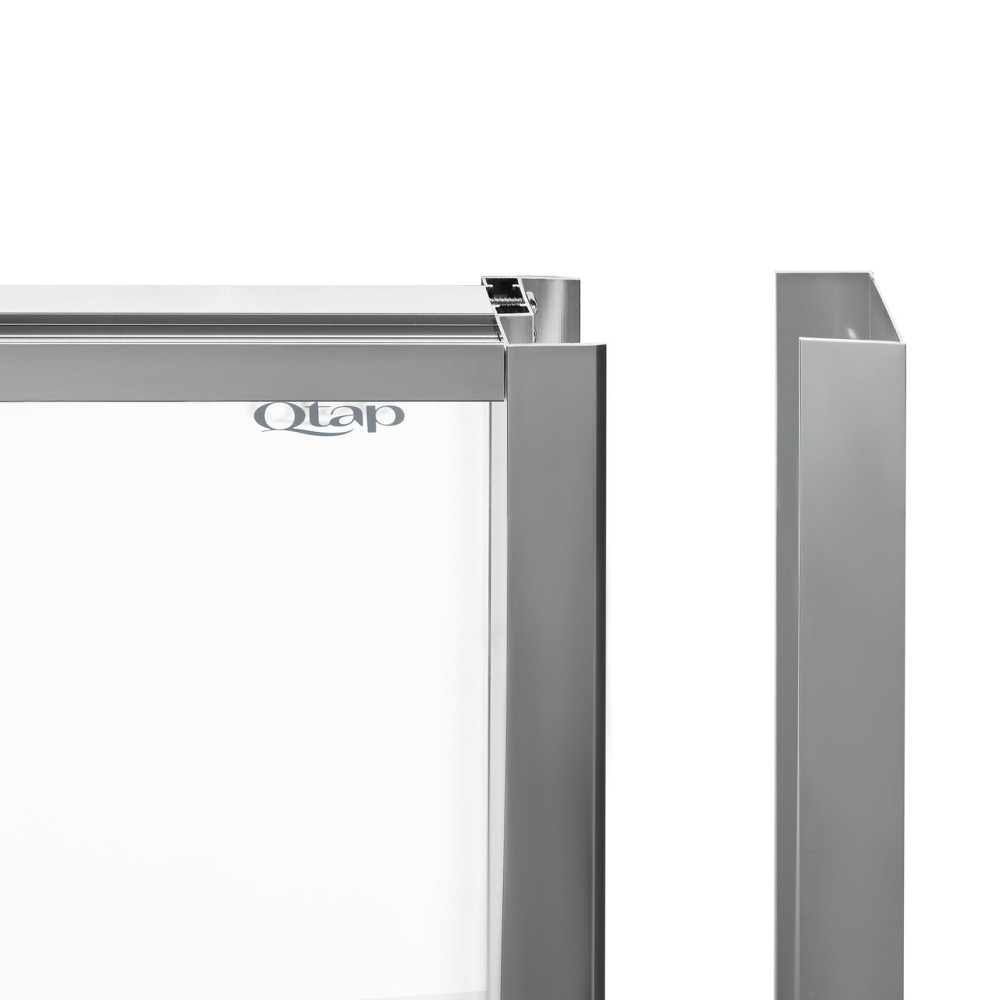 Душова кабіна Qtap Scorpio CRM10115-AC6 100x100 см, скло Clear 6 мм, покриття CalcLess, без піддона Київ - фото 3