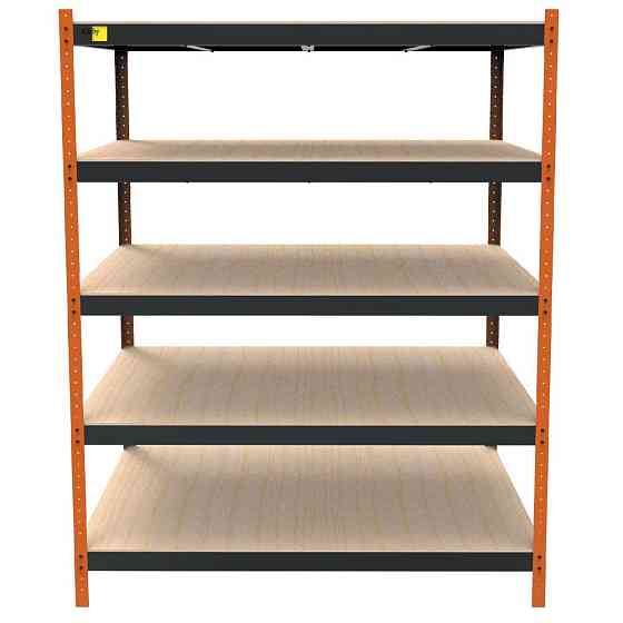 Металевий посилений стелаж Emby Heavy Series (розмір 2500х1800x900мм) 5 полиць ДСП до 300кг Київ