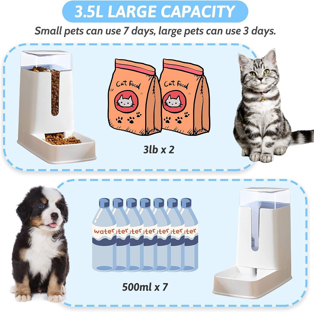 Автоматична годівниця та диспенсер для води для домашніх тварин Луцьк - фото 2