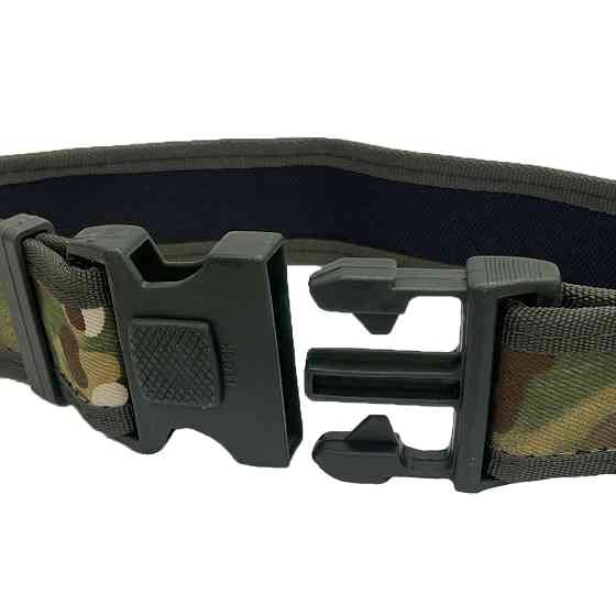 Военный мужской пояс для военных зсу цвета хаки, военный крепкий ремень зеленого цвета камуфляж Каменец-Подольский