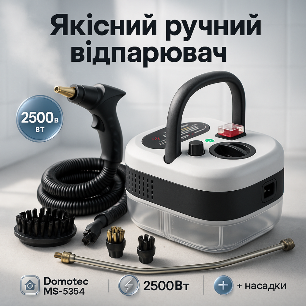 Ручний відпарювач ручний для дому, Відпарювач для одягу з різних тканин, Портативна парова щітка TS-15 Львів - фото 8