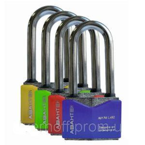 Замок навісний LXCP 50 сталь кольоровий(в асортименті) АВАНТЕК Житомир - фото 1