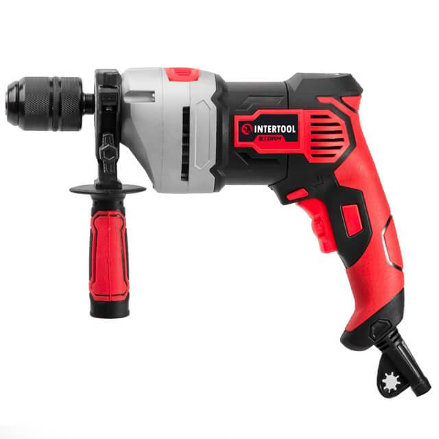 Дриль ударний INTERTOOL WT-0119, 0,9 кВт, 2800 об/хв, 1,5-13 мм, швидкозатискний патрон - Електродриль з обмежувачем глибини Львів - фото 5