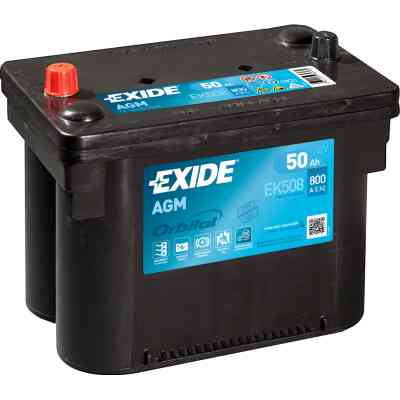 Акумулятор автомобільний EXIDE START-STOP AGM 50Ah клеми по центру (800EN) (EK508) Вінниця