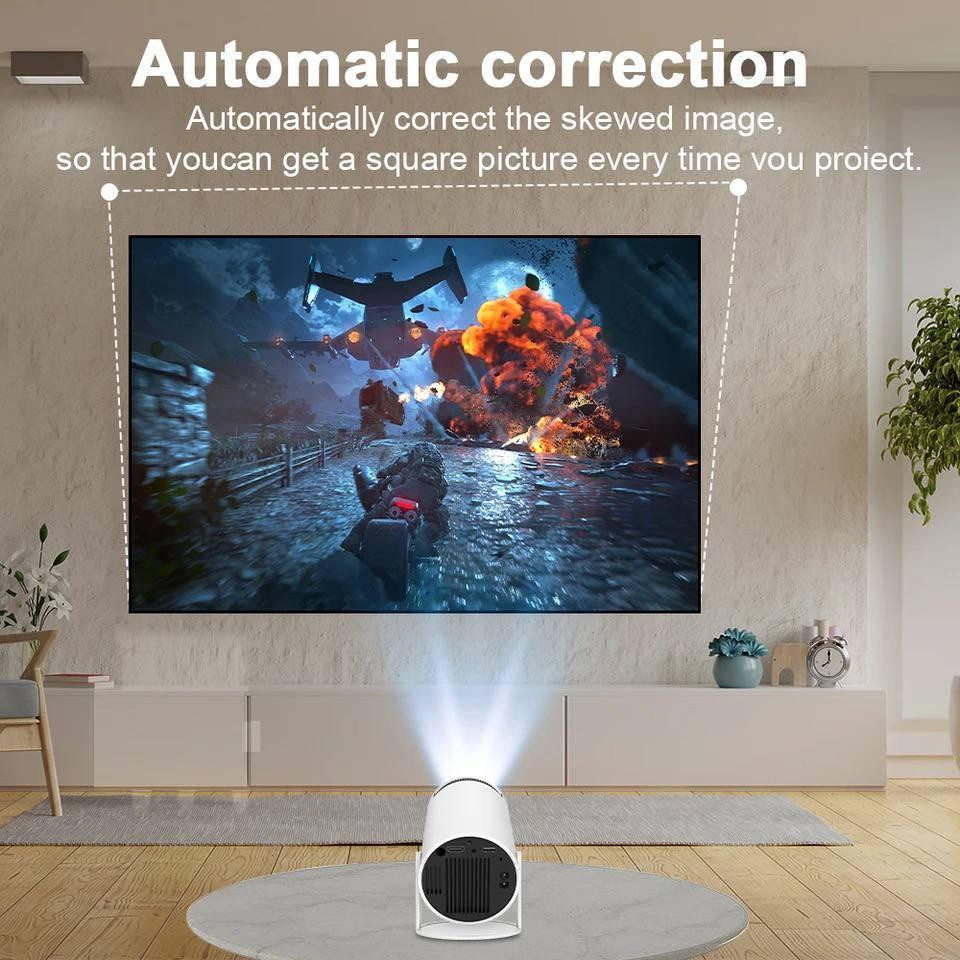 Проектор HY300 Pro | Wi-Fi, Android, Full HD, Smart LED 4K підтримка  Компактний проектор для дому, кіно, ігор Киев - изображение 2