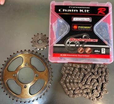 Звезды трансмиссии (пара) Delta 428-14T + 428-41T (+цепь 104L) FUKUMERU Мукачево - изображение 1