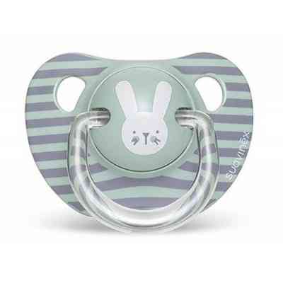 Пустышка Suavinex Hygge анатом.Уютные истории 6-18 мес. бирюзовый зайчик (306568) Винница