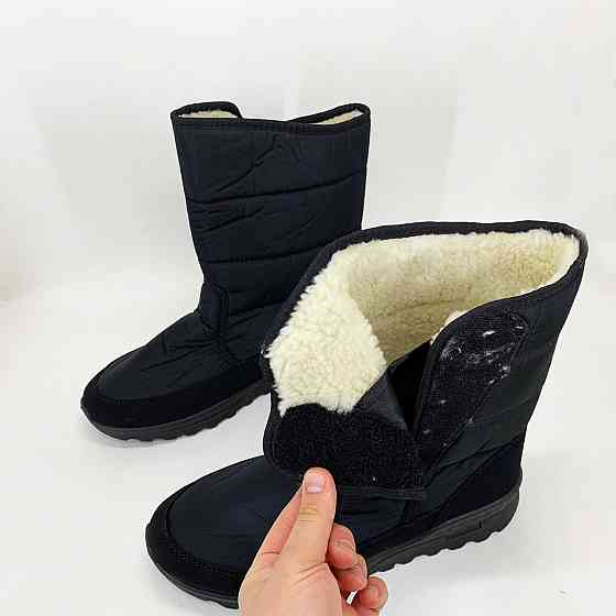 Зручне робоче взуття для чоловіків, Практичне взуття для чоловіків, Утеплені чоботи осінь зима TS-41 Львів