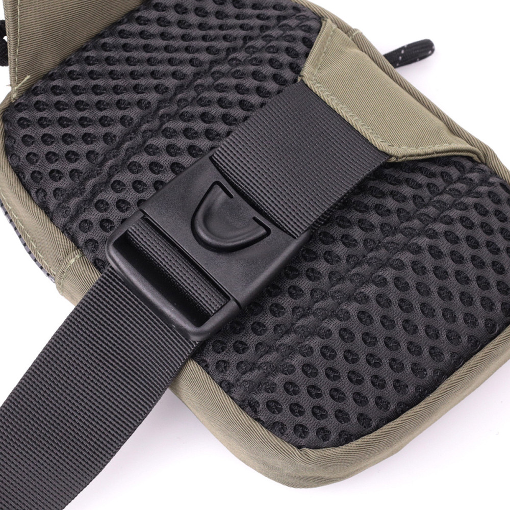 Невелика слінг сумка для подорожей із якісного текстилю Vintage 22871 Зелений Київ - фото 6