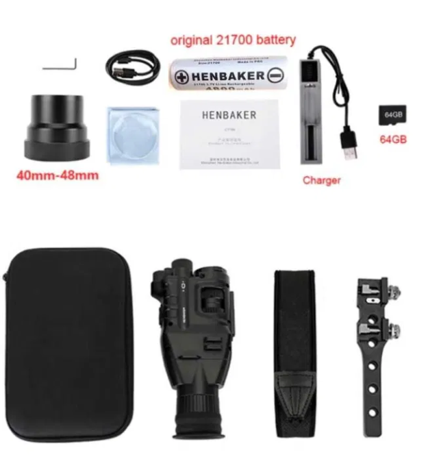 Монокуляр ночного видения Henbaker CY789 до 400 м + Wi-Fi с креплением Винница - изображение 7