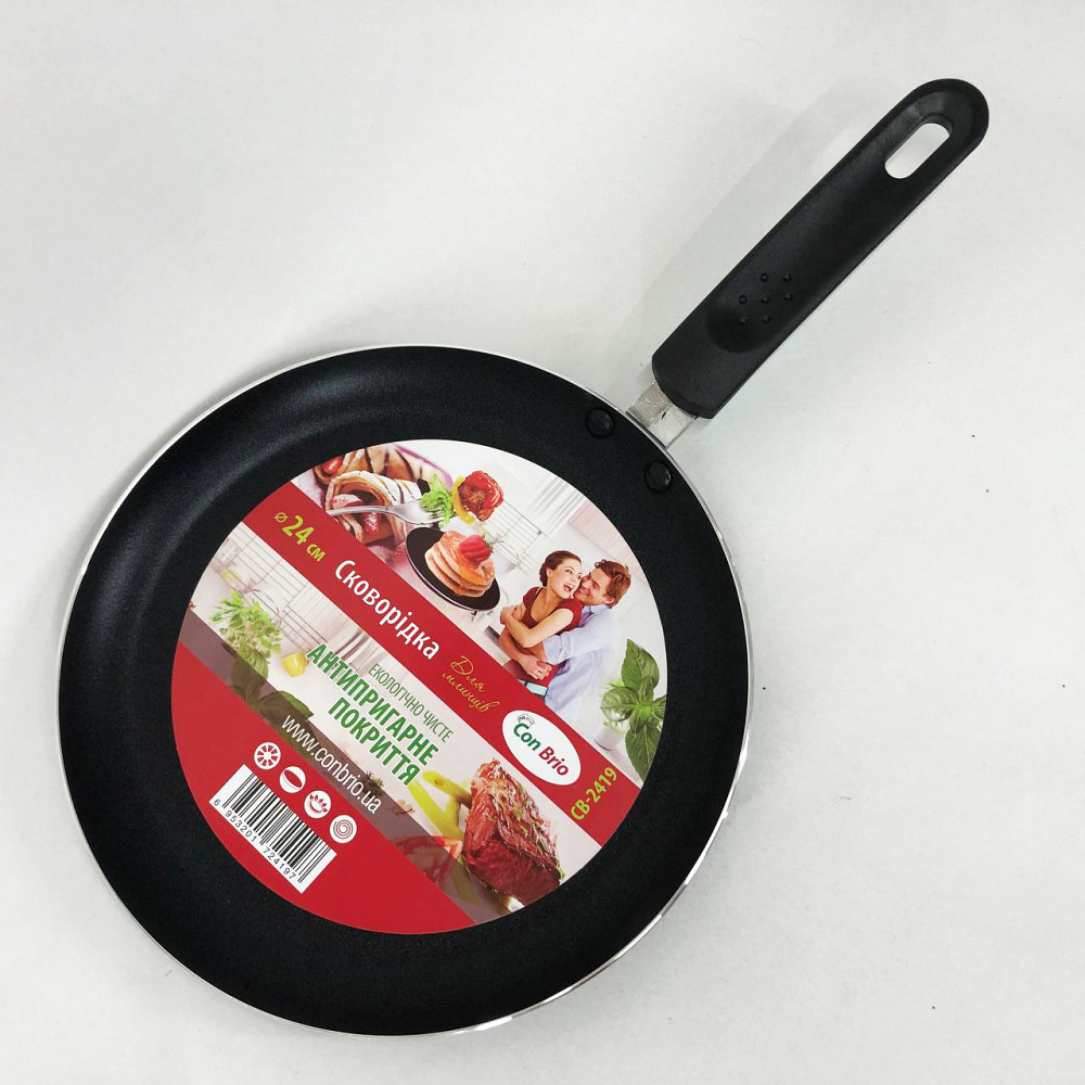Лита сковорода млинцева Con, Маленька млинцева сковорода Побутова IH-89 Львів - фото 10