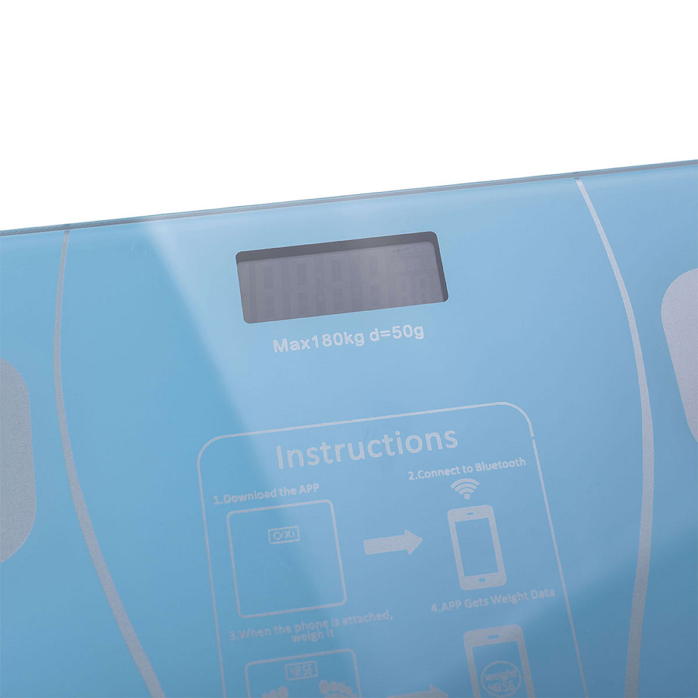 Ваги підлогові Sokany електронні до 180 кг синхронізація з телефоном SK-19019BL Коломия - фото 4