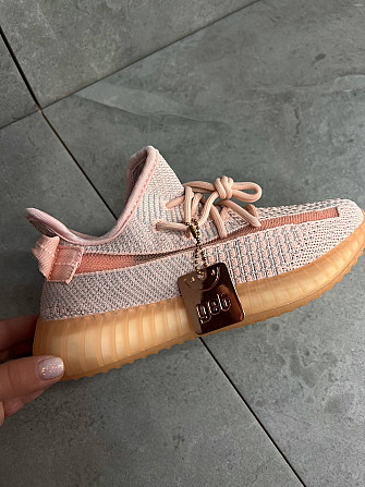 Кроссовки женские NM 01-5 в стиле Yeezy из дышащей сетки розовые, 37, 24 см Одесса - изображение 3