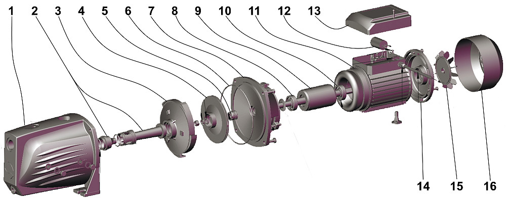 Насос відцентровий Optima JET150 PRIME 1,5кВт Тернопіль - фото 3