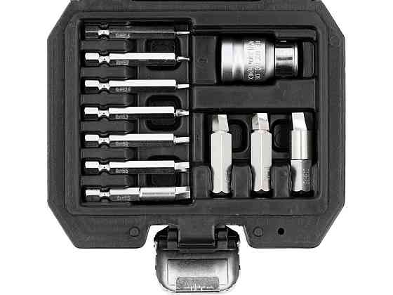 Набір естракорів гвинтів YATO торцеві з HEX спіральні квадрат 1/4