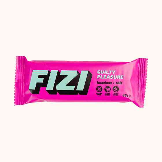 Батончик Fizi GUILTY PLEASURE Hazelnut+himalayan salt 45g Луцьк