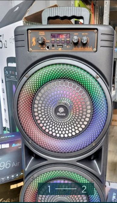 Колонка Блютуз з RGB, підсвіткою і Мікрофоном. Харків - фото 2