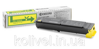 Kyocera TK-5205Y, 1T02R5ANL0 — оригінальний тонер картридж для TASKalfa 356ci, 358ci Київ - фото 1