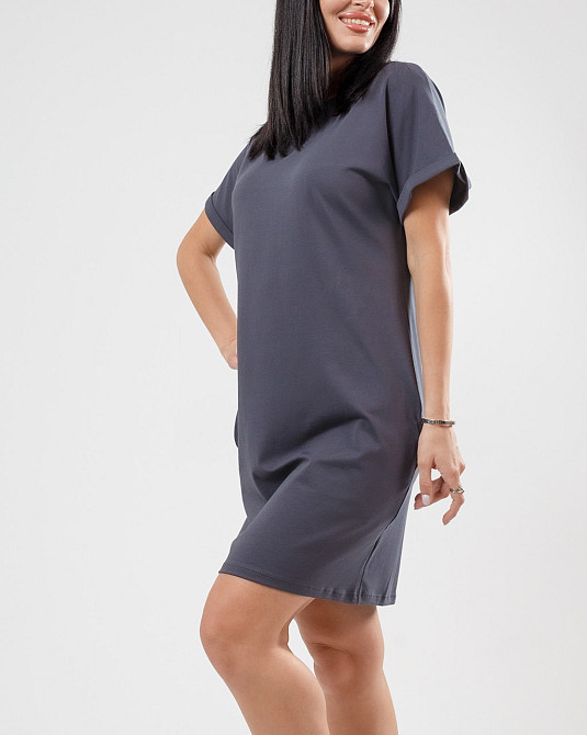 Летнее платье с карманами Nirvana 46-48, Графит Киев - изображение 2