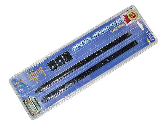 Подсветка салона 90101G-25 9LEDх25см в прикурив/звук.сенсор/зелёная (пара) Винница