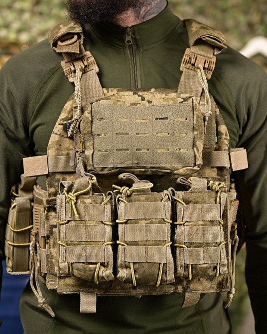 Плитоноска 4 точки сброса 7.62 пиксель   ПП4631 Одесса - изображение 4