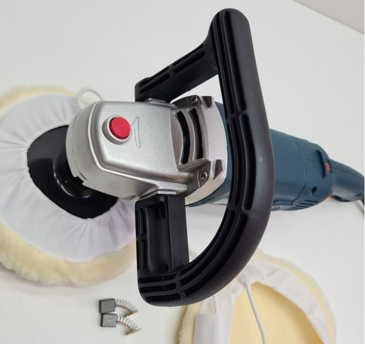 Поліровщик кузова BX-992 2350 Вт, 6 швидкостей, 180 мм, М14, антивібрація, з комплектом аксесуарів Одеса - фото 6