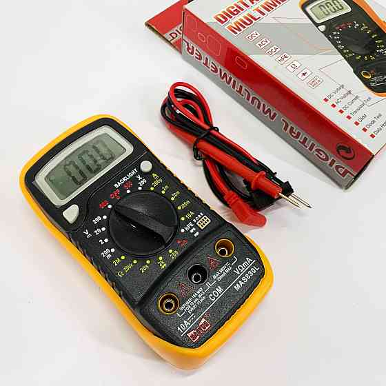 Портативний мультиметр тестер HAOYUE MAS830L, Мультиметр тестер цифровий точний, Мультиметри портативні BV-20 Івано-Франківськ