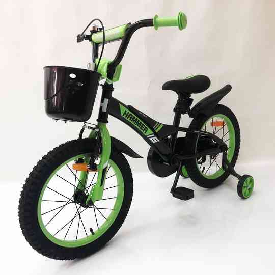 Дитячий велосипед з додатковими колесами Hammer, Двоколісний велосипед з додатковими колесами ON-19 Івано-Франківськ