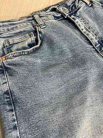 Джинси жіночі SESSANTA 16483 МОМ jeans relax стрейчеві комфорт великі розміри блакитні, блакитний, З Одеса