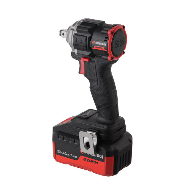 Гайковерт акумуляторний INTERTOOL WT-9363, 20 В, 350 Nm, COMPACT, 2500 об/хв, 3250 уд/хв, 1/2", без ЗП та АКБ - для автомайстерні Львів - фото 4