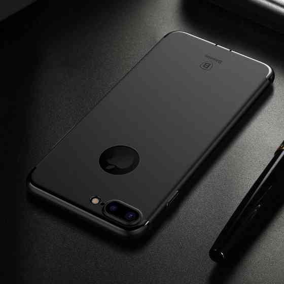Чохол Baseus для iPhone 8 Plus/7 Plus Simple Solid Black (ARAPIPH7P-MS01) Київ
