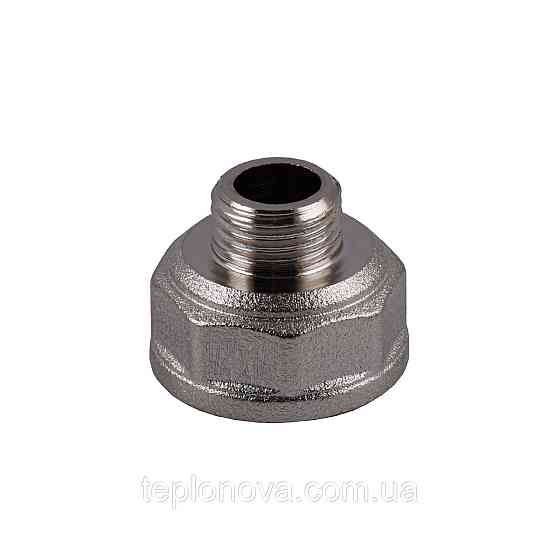 Редукційний перехідник 1/2| х1/4| ВЗ нікельований восьмигранний NK313O OPTIMUM Чернівці