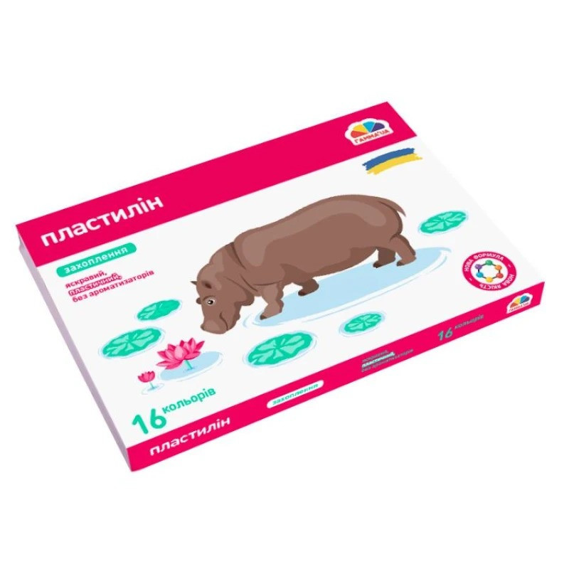 Набір для ліплення пластилін "Захоплення" 200314, 16 кольорів Вінниця - фото 1
