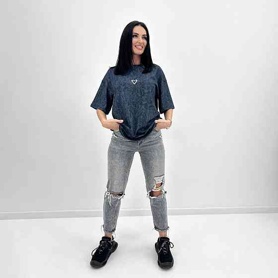 Базовая футболка с принтом 