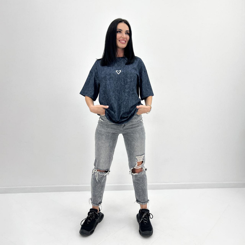 Базовая футболка с принтом 