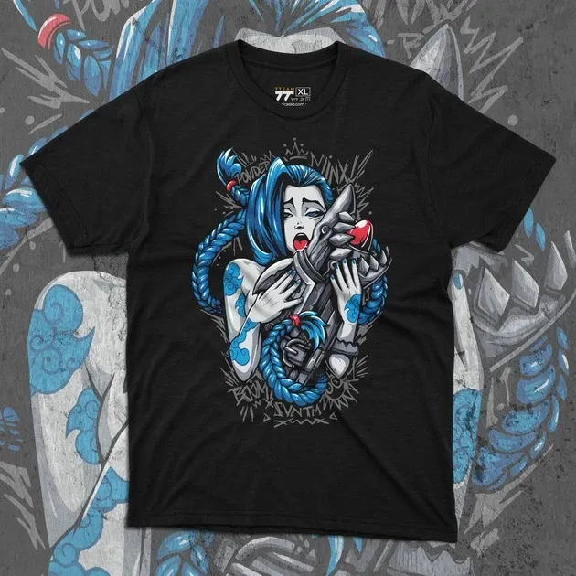 Футболка мужская с принтом Джинкс Touch Me Размер 48 Anime0905 Днепр - изображение 1