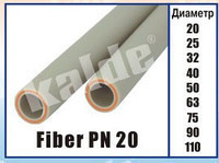 Труба ппр FIBER(стекловолокно) Kalde ∅ 90 PN 20 Харьков - изображение 1