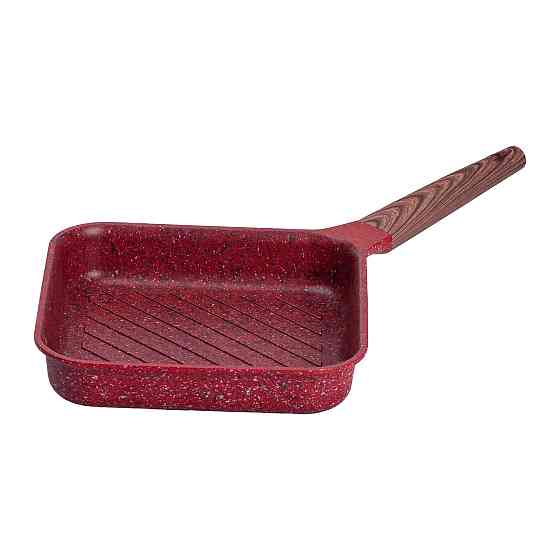 MGC Сковорода-гриль алюмінієва, квадратна, 2,5 л, з антипригарним покриттям, 24 см MGC Red HP-4 Киев