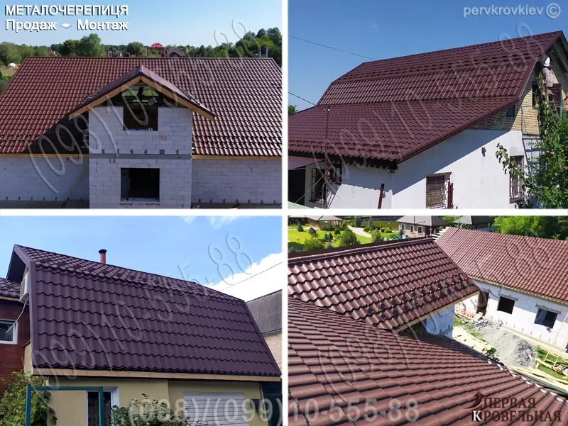 Покрівельні роботи Білогородка, Шевченково. Заміна покрівлі. Будівництво даху. Монтаж покрівлі під ключ. Київ - фото 14