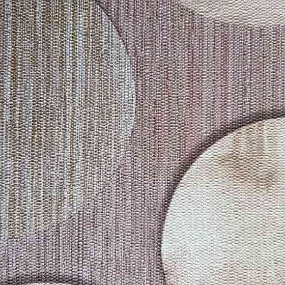 Шпалери метрові вінілові на флізелін Grandeco ATB геометрія кола коричневі кави з молоком прожилки золотом Київ