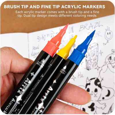 Художній маркер Arrtx акрилові AACM-03-24B, 24 кольори (LC303304) Вінниця