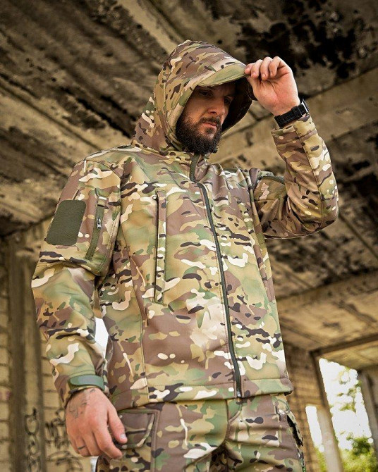 Демисезонная куртка софтшел TENNESI мультикам  ПП7972 Одесса - изображение 4